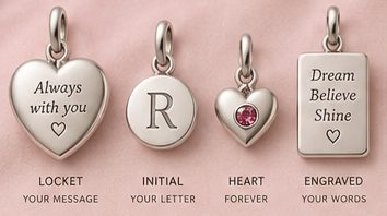 Love Notes – sterling silver charm designs