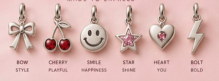 Teen Edit – sterling silver charm designs
